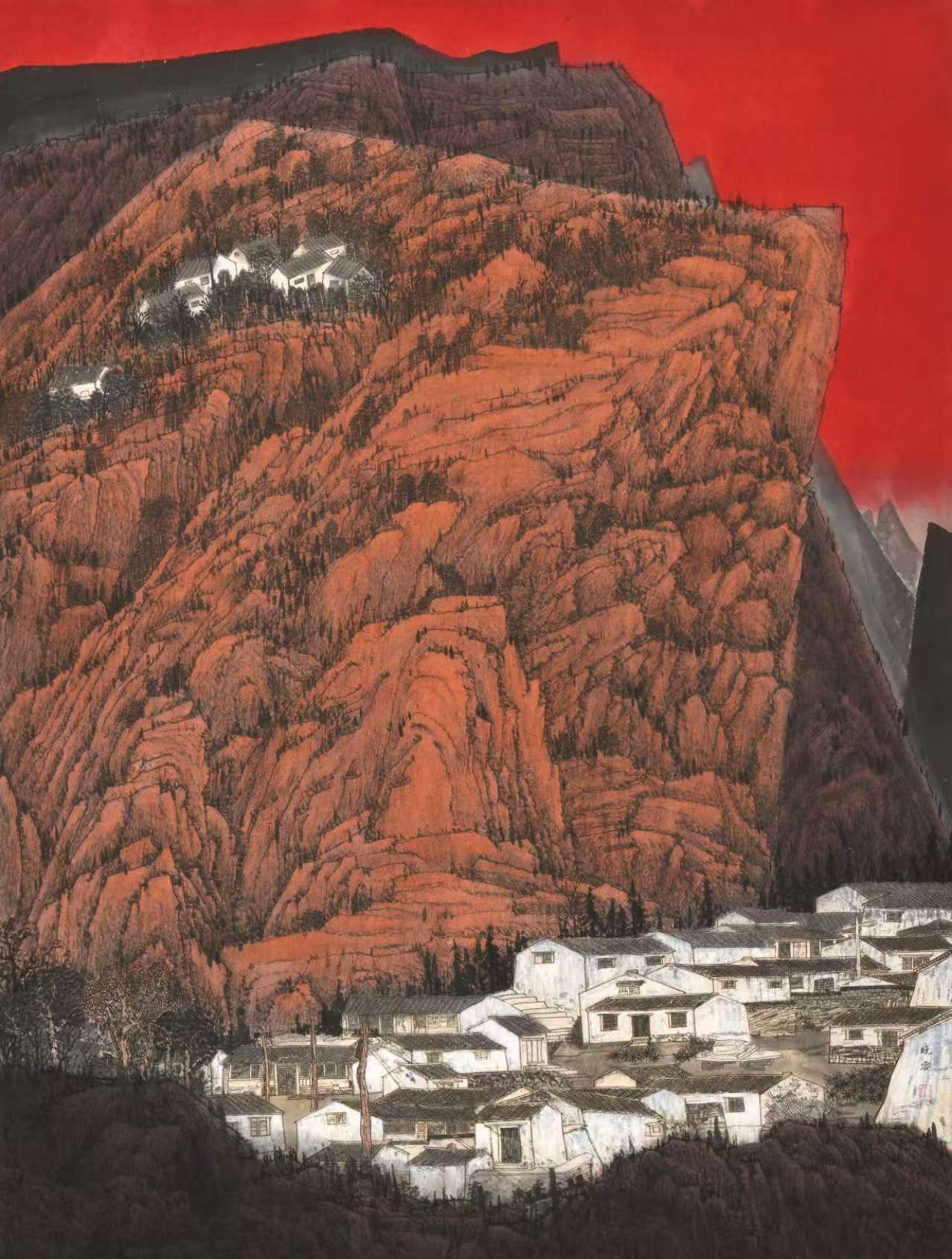 朱晓 工笔画作品